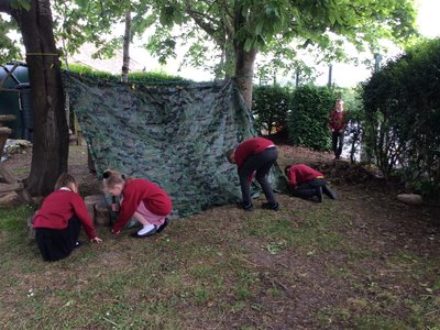 Image of Year 5 go outdoors