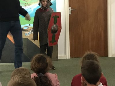 Image of Year 3 go to Ribchester Roman Museum